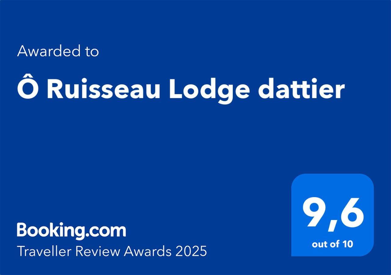 O Ruisseau Lodges - Lodge Dattier Saint-Louis Esterno foto